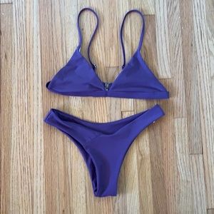 Purple bikini